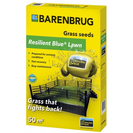 Тревна смеска 1KG, 30-50M² BARENBRUG Resilient Blue Lawn(устойчива на сиво гниене и фузариум)    